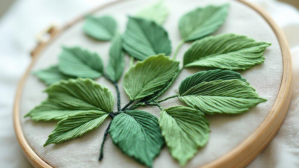 how-to-create-realistic-leaves-with-long--short-stitch