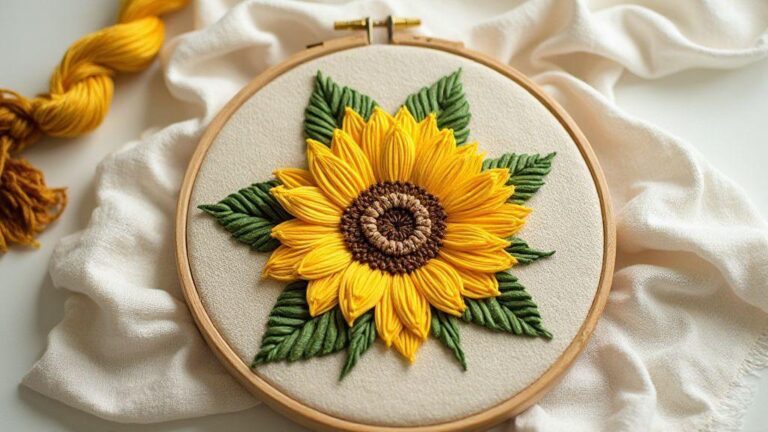 how-to-embroider-a-sunflower-step-by-step