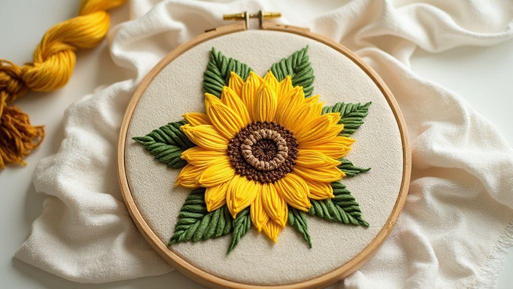 how-to-embroider-a-sunflower-step-by-step