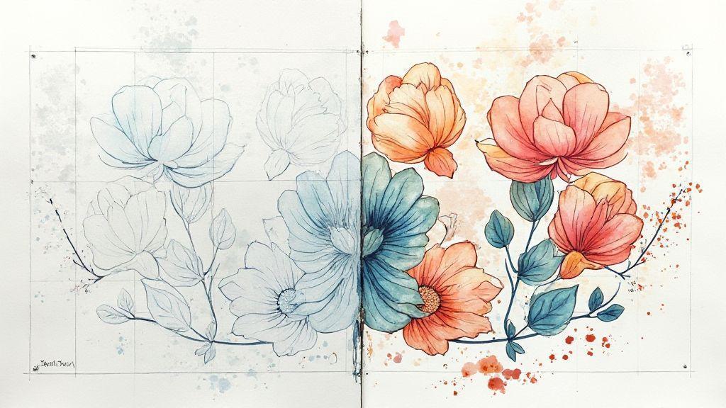 tracing-vs-freehand-two-approaches-to-original-pattern-design