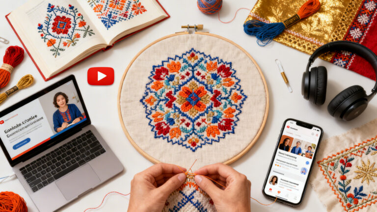 Learning Folk Embroidery: The Best Books, Courses, and Online Resources